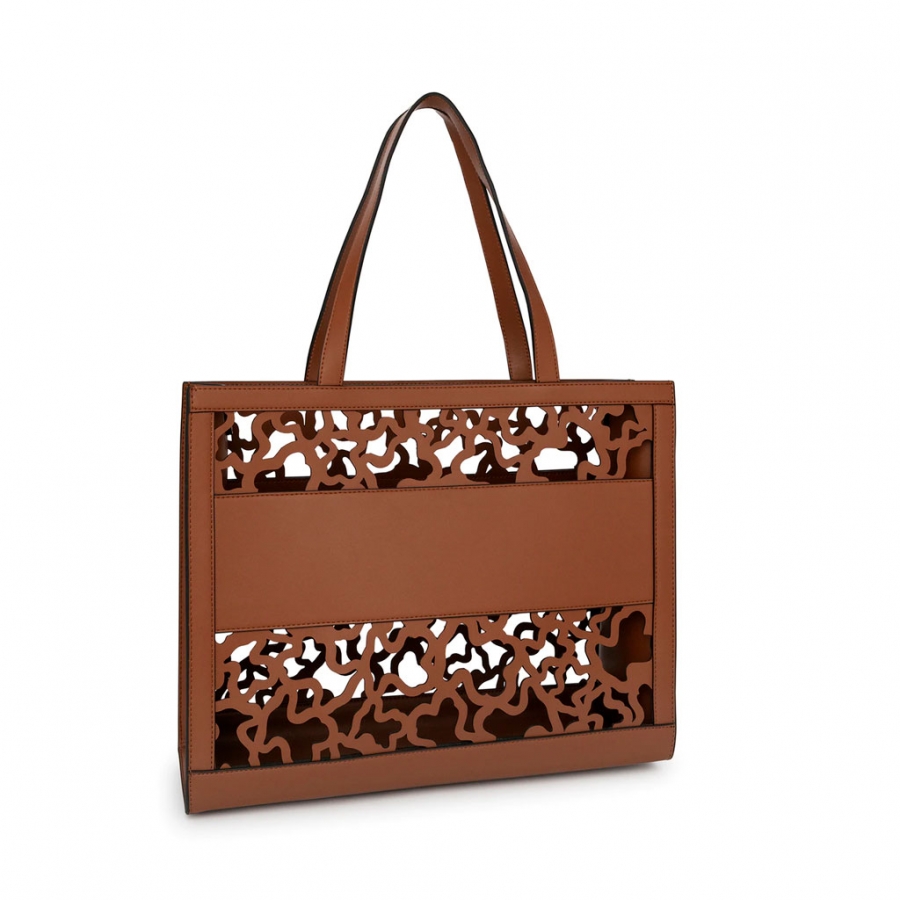 shopper-grande-marrone-amaya-kaos-shock shopper-grande-marrone-amaya-kaos-shock