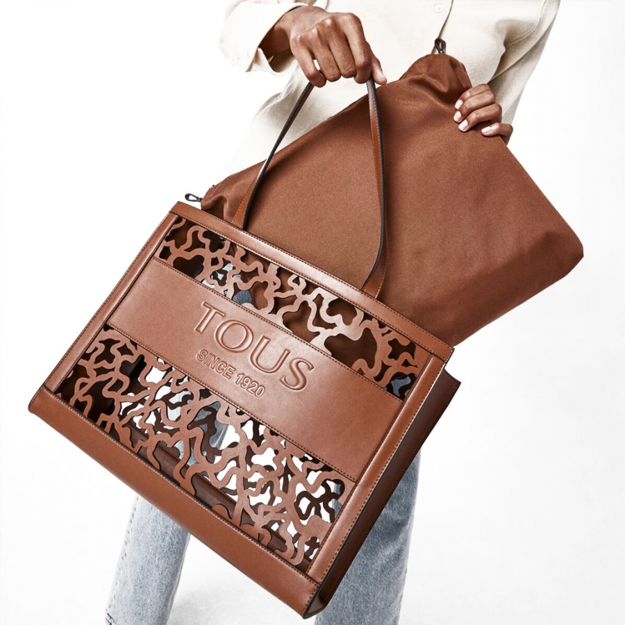 shopper-grande-marrone-amaya-kaos-shock shopper-grande-marrone-amaya-kaos-shock