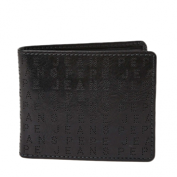 Pepe Jeans PORTEFEUILLE EN CUIR MICROPERFOR - UNICA Noir- Ref PM070329 27 €