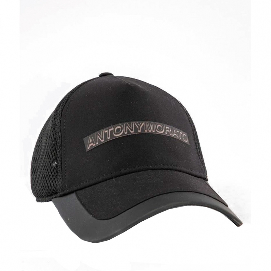CASQUETTE EN POPELINE AVEC LOGO EN CAOUTCHOUC CASQUETTE EN POPELINE AVEC LOGO EN CAOUTCHOUC