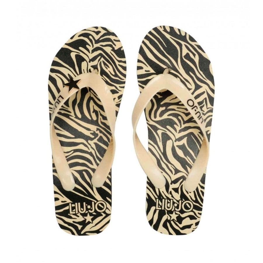 hohe-naturliche-zebra-flip-flops hohe-naturliche-zebra-flip-flops