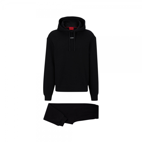 Hugo Boss Survtements Noir - Survtement en coton noir avec logo contrastant Hugo homme - M - Ref 50492581 160 €