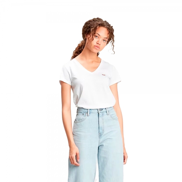 Levis T-shirts hauts et polos Blanc - LE T-SHIRT PARFAIT - XL - Ref 18 €