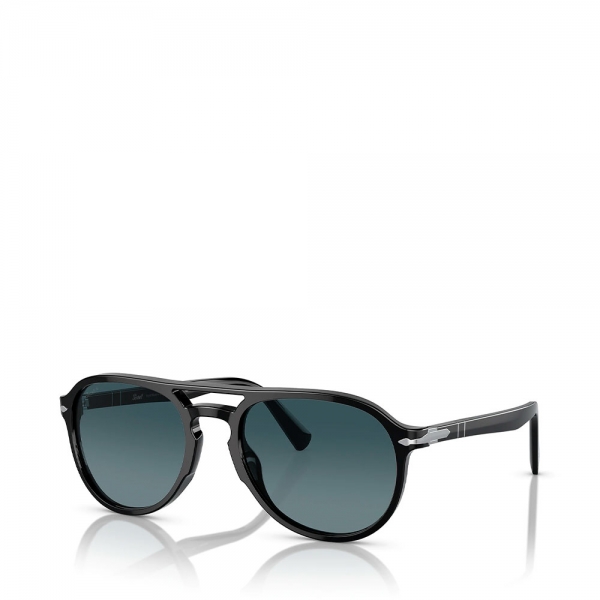 Persol LUNETTES DE SOLEIL PROFESSEUR SERGIO - 55 Noir Bleu- Ref 0PO3235S 222 €