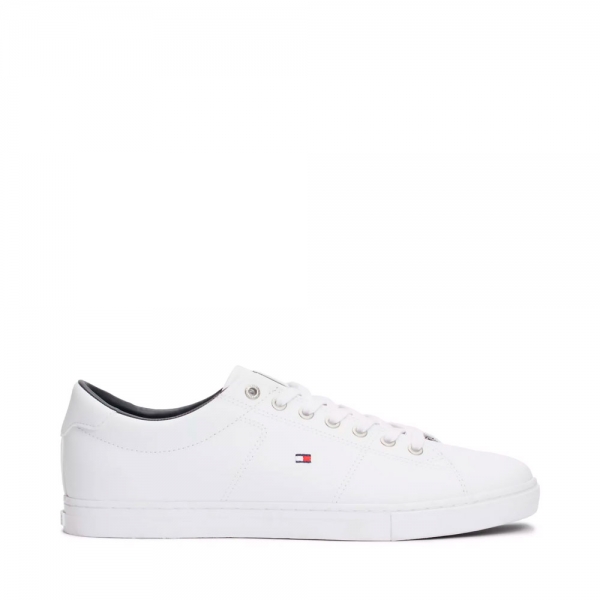 Tommy Hilfiger BASKETS ESSENTIELLES EN CUIR - 44 Blanc- Ref 75 €