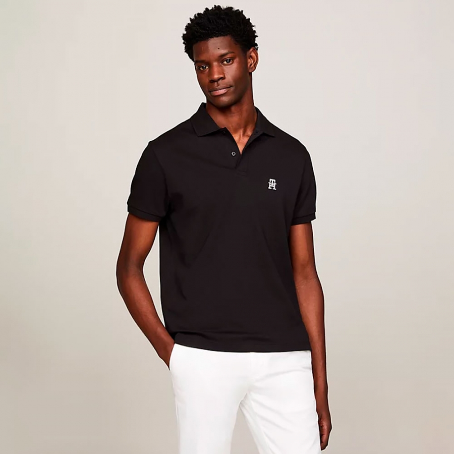 polo-in-interlock-con-monogramma-th-ricamato polo-in-interlock-con-monogramma-th-ricamato