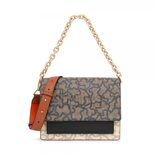 Tous SAC BANDOULIRE ICON KAOS - UNICA Noir Beige- Ref 134 €