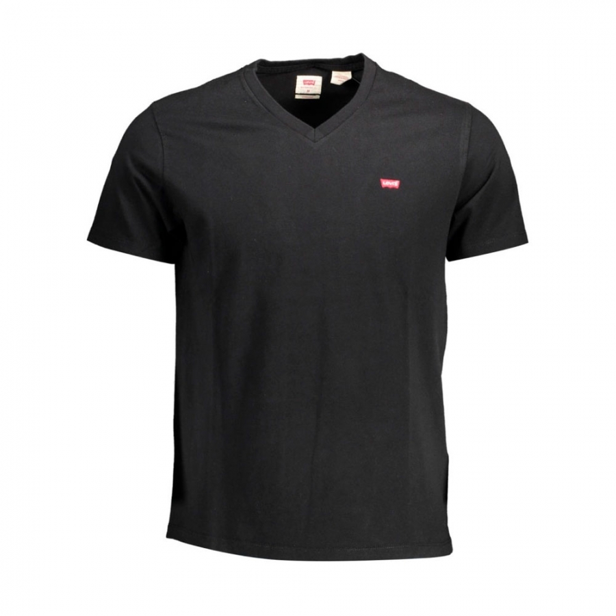 t-shirt-noir-col-v-original-hm t-shirt-noir-col-v-original-hm