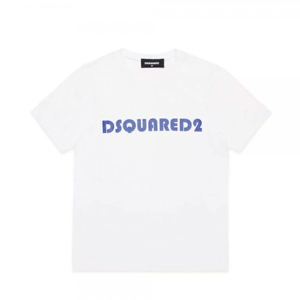Dsquared2 T-shirts Blanc - T-SHIRT DTENTE AVEC LOGO - 12A - Ref 54 €