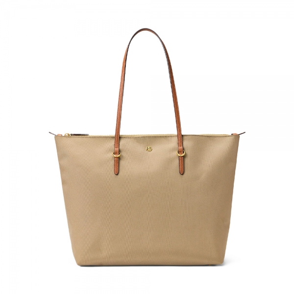 Ralph Lauren Grand sac fourre-tout en nylon Keaton - UNICA Beige- Ref 143 €