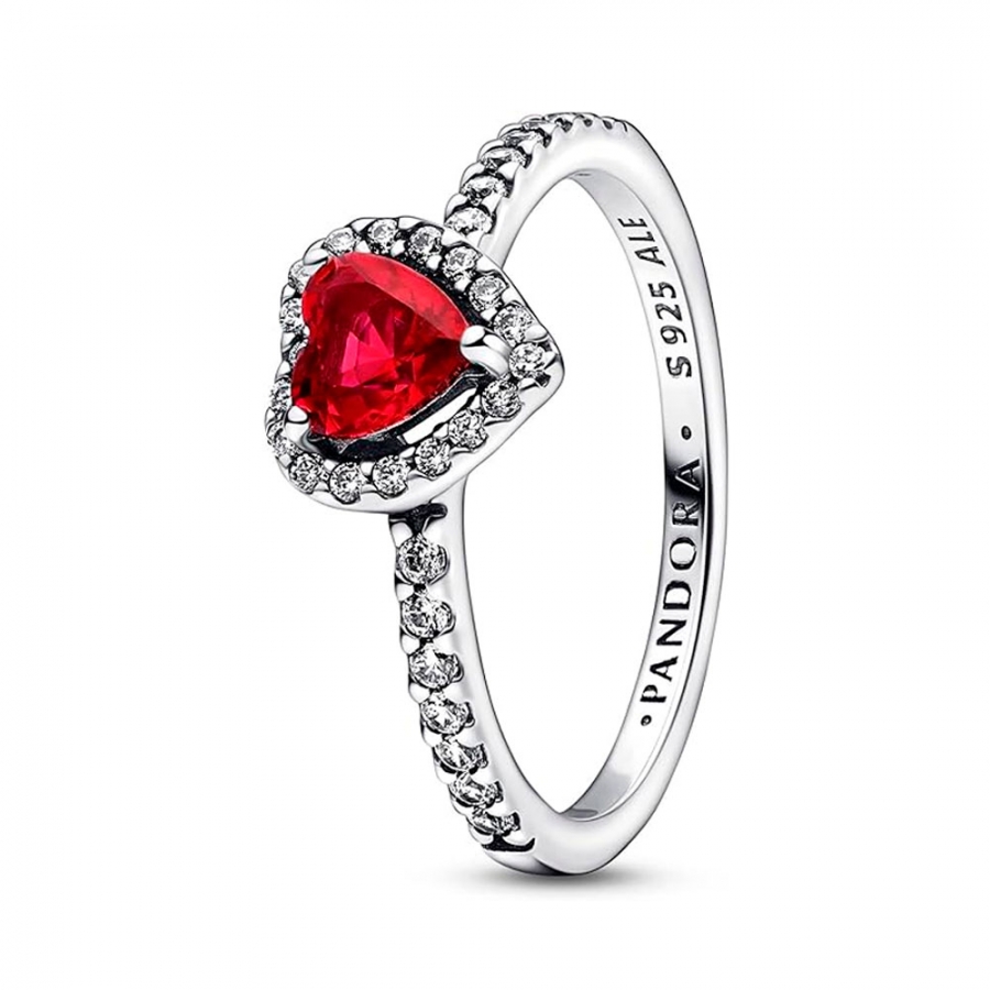 anello-cuore-a-livelli-rosso-luminoso-198421c02 anello-cuore-a-livelli-rosso-luminoso-198421c02