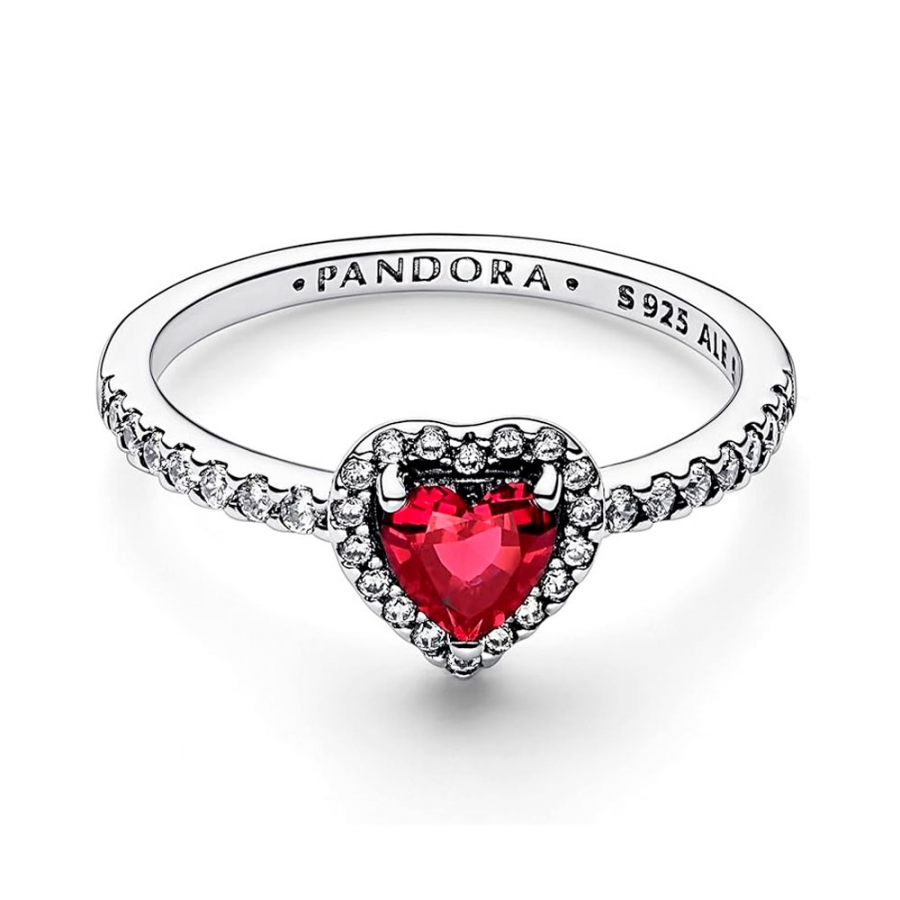 anello-cuore-a-livelli-rosso-luminoso-198421c02 anello-cuore-a-livelli-rosso-luminoso-198421c02