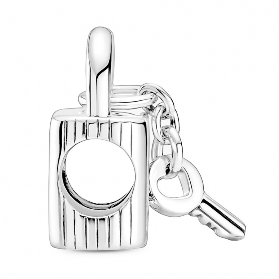 charm-vorhangeschloss-und-herzschlussel-790095c01 charm-vorhangeschloss-und-herzschlussel-790095c01