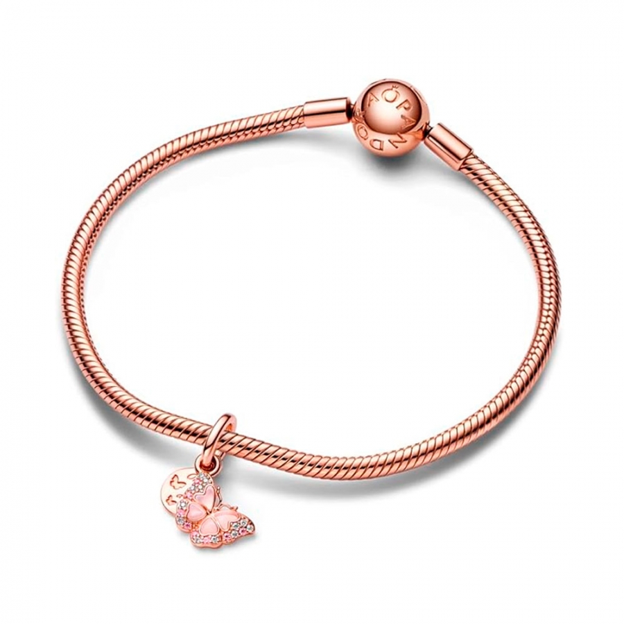 charm-colgante-doble-mariposa-rosa-782555c01 charm-colgante-doble-mariposa-rosa-782555c01