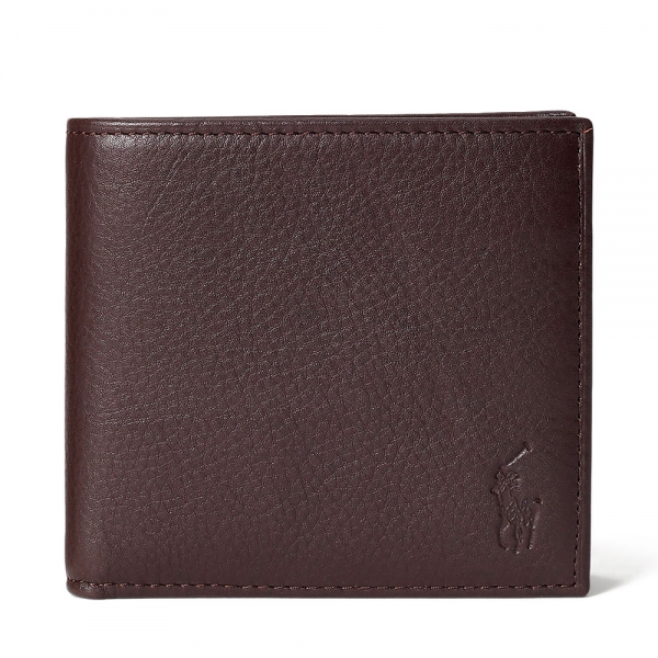 Ralph Lauren PORTEFEUILLE EN CUIR GRAIN - UNICA Brun- Ref 62 €