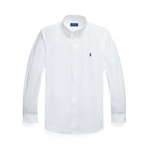 Ralph Lauren T-shirts Blanc - CHEMISE EN POPELINE STRETCH SUR MESURE - XXL - Ref 102 €