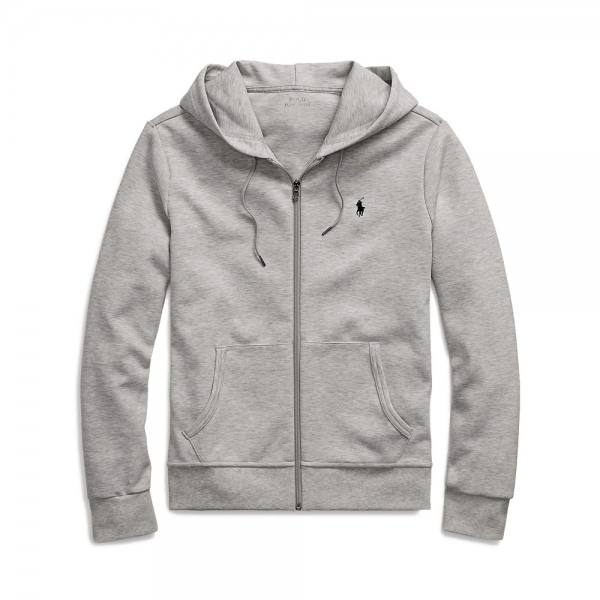 Ralph Lauren Vestes en maille et pulls Gris - SWEAT-SHIRT ZIPP EN DOUBLE TRICOT - XXL - Ref 132 €