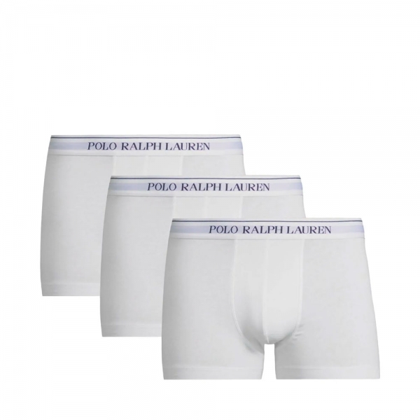 Ralph Lauren Sous-vtements Blanc - PACK DE 3 BOXERS LASTIQUES - M - Ref 40 €