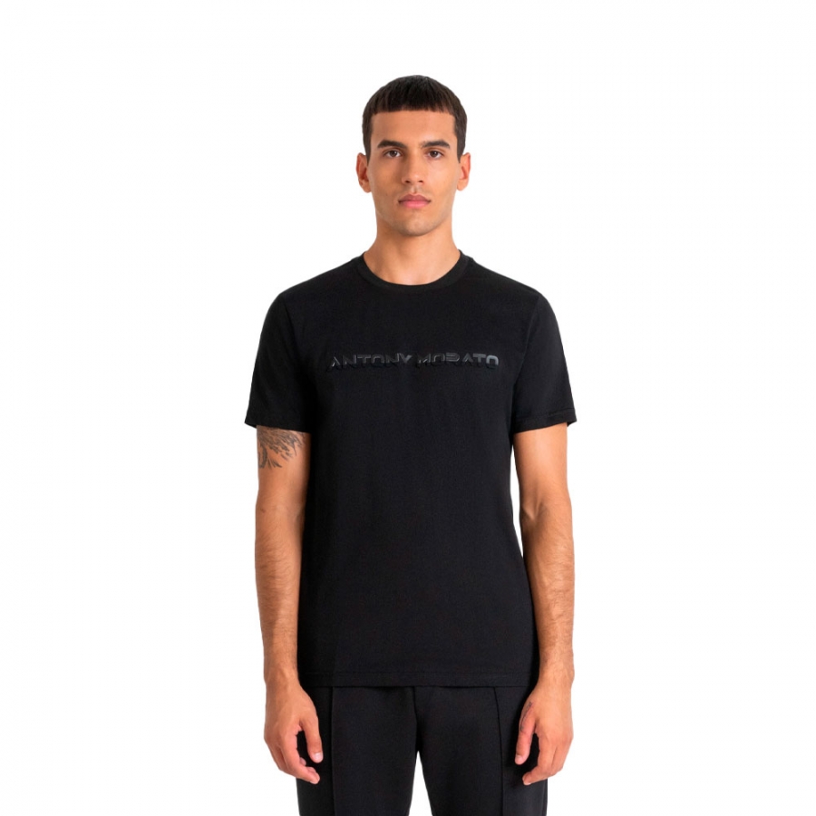 t-shirt-slim-fit-con-logo-ricamato t-shirt-slim-fit-con-logo-ricamato