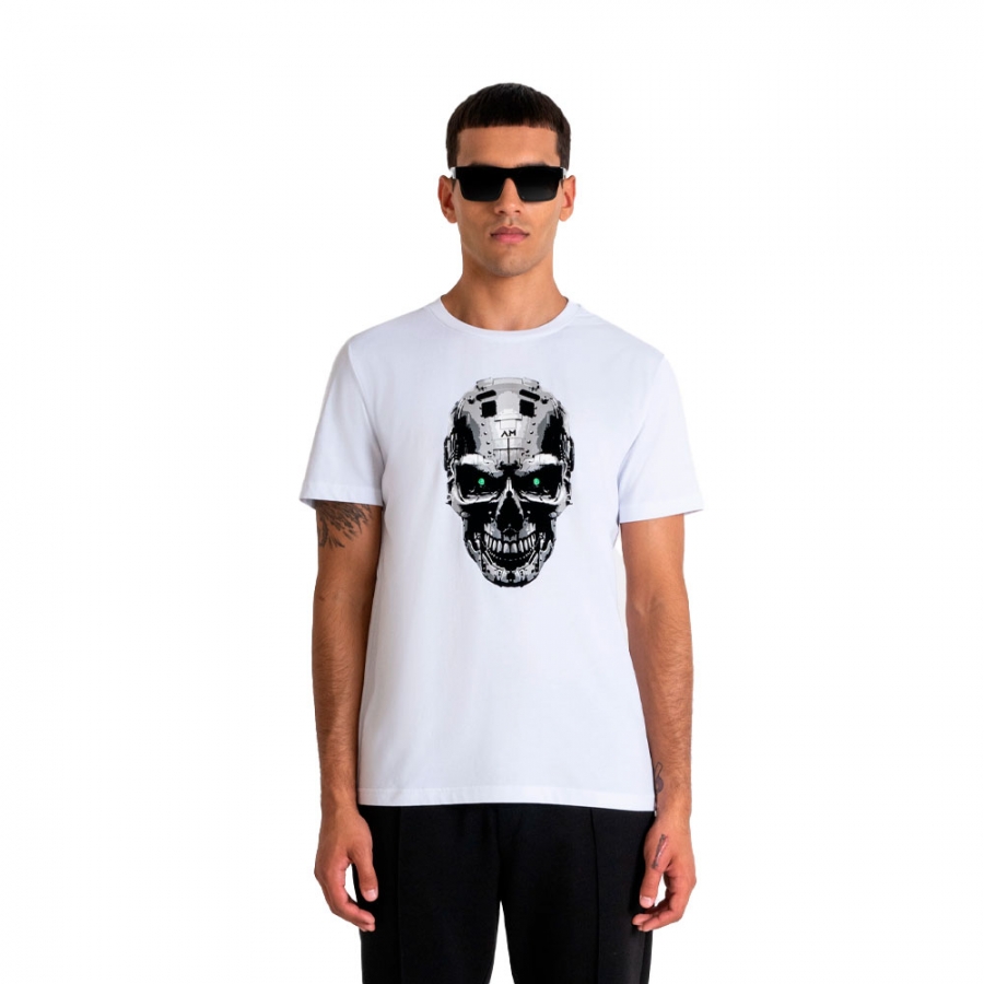 t-shirt-slim-avec-imprime-cyber-crane t-shirt-slim-avec-imprime-cyber-crane