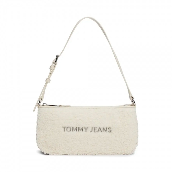 Tommy Hilfiger SAC BANDOULIRE ESSENTIEL EN PELUCHE AVEC LOGO - UNICA Beige- Ref 70 €