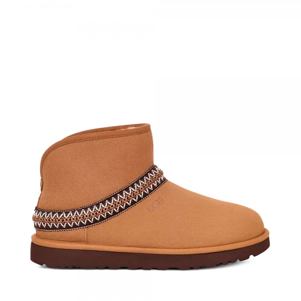 Ugg Bottes classiques Mini Crescent Chestnut - - 37 Beige- Ref 161 €