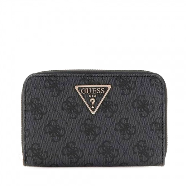 Guess PORTEFEUILLE MOYEN ZIP AUTOUR LAUREL SLG - UNICA Noir- Ref 54 €