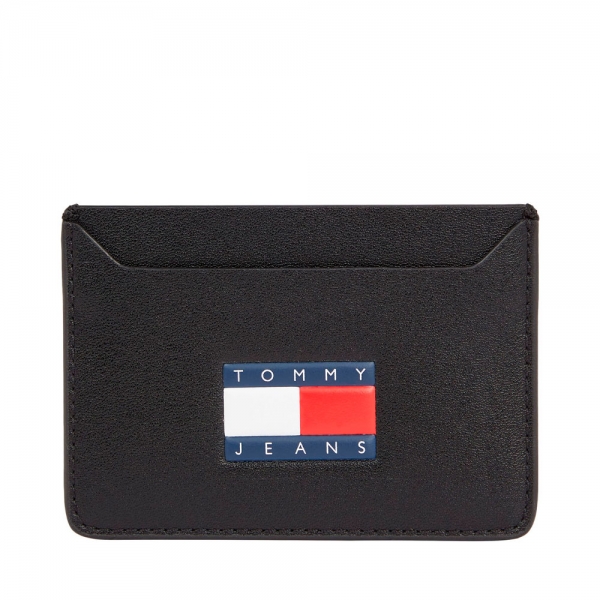 Tommy Hilfiger PORTEFEUILLE PORTE-CARTES EN CUIR ARCHIVE - UNICA Noir- Ref 31 €