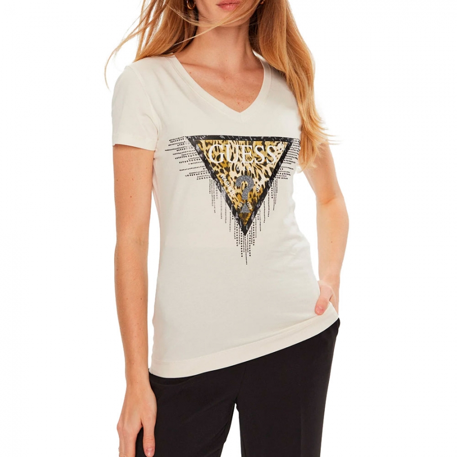 camiseta-logotipo-triangular-con-estampado-animal camiseta-logotipo-triangular-con-estampado-animal