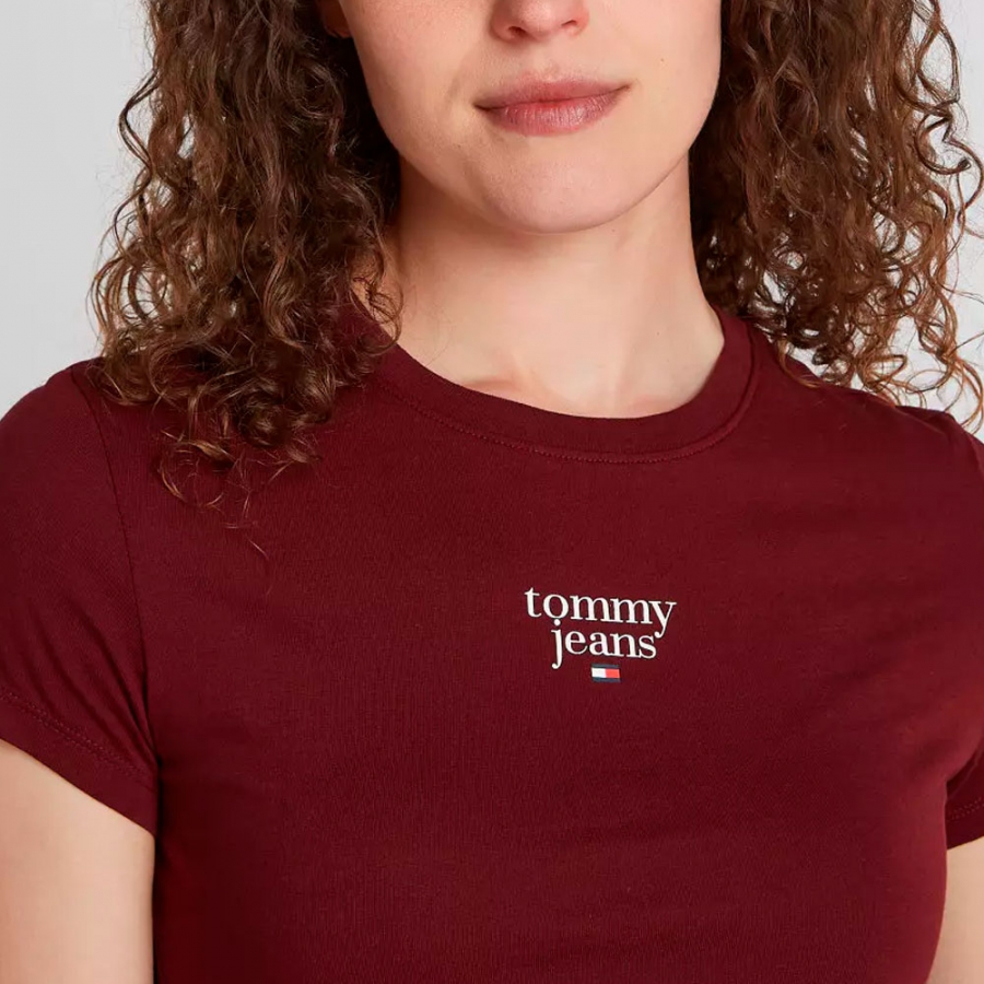 t-shirt-slim-essentiel-avec-logo t-shirt-slim-essentiel-avec-logo