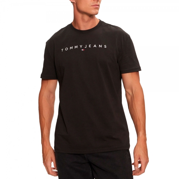 Tommy Hilfiger T-shirts Noir - T-SHIRT RGULIER LOGO LINAIRE - XXL - Ref 21 €