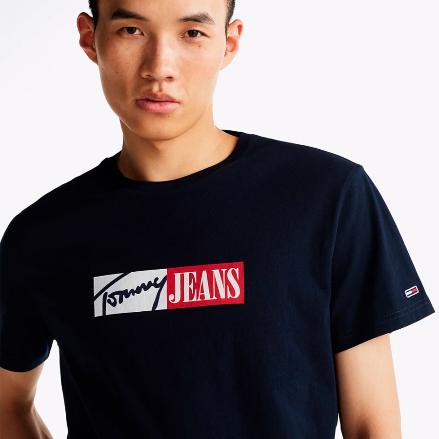 camiseta-de-corte-slim-con-logo-distintivo camiseta-de-corte-slim-con-logo-distintivo
