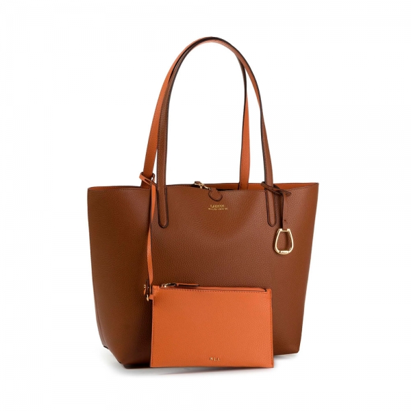 Ralph Lauren SAC CABAS RVERSIBLE MOYEN - UNICA Brun- Ref 179 €