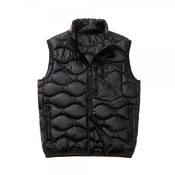 Blauer Vestes en maille et pulls Noir - GILET LGER AVEC VAGUES COPLEY - S - Ref 243 €