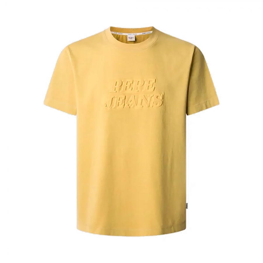 t-shirt-con-logo-in-rilievo-fit-regolare t-shirt-con-logo-in-rilievo-fit-regolare