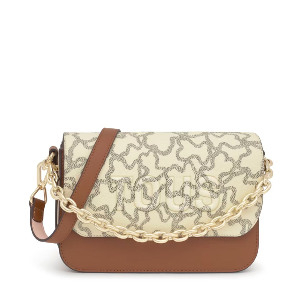 Tous SAC BANDOULIRE MOYEN CHANE KAOS ICON - U Beige- Ref 134 €
