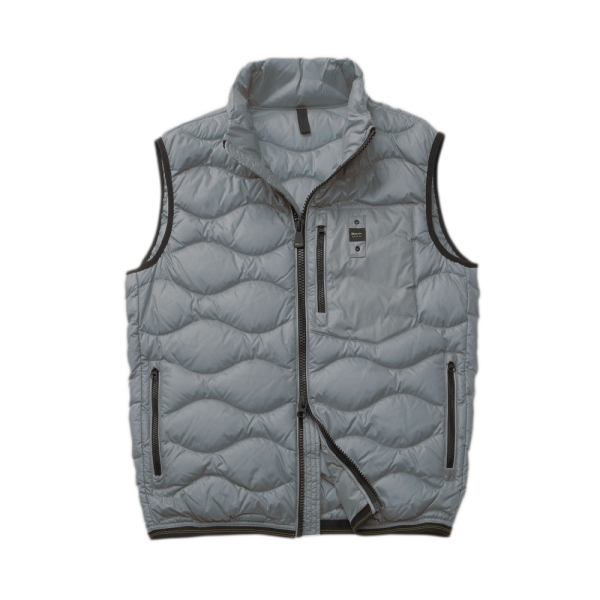 Blauer Vestes en maille et pulls Gris - GILET LGER AVEC VAGUES COPLEY - S - Ref 243 €