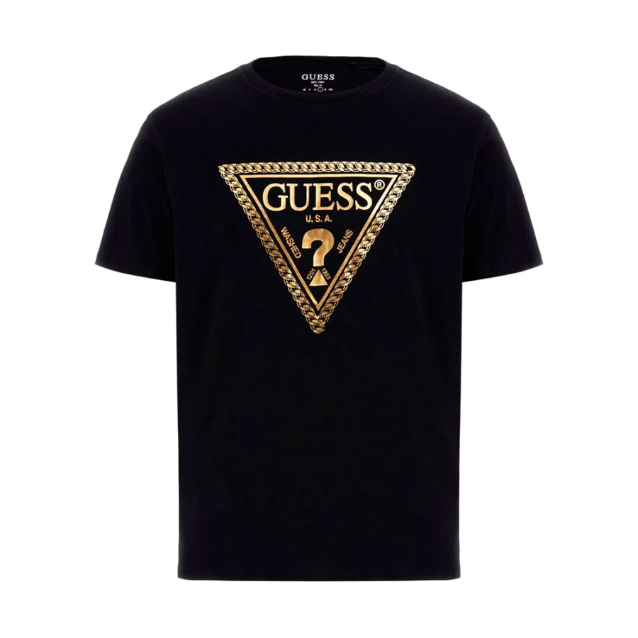 t-shirt-con-logo-triangolo-catena t-shirt-con-logo-triangolo-catena