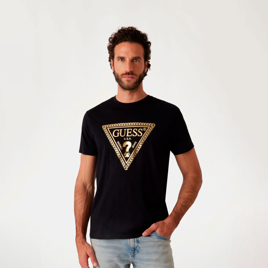 t-shirt-con-logo-triangolo-catena t-shirt-con-logo-triangolo-catena