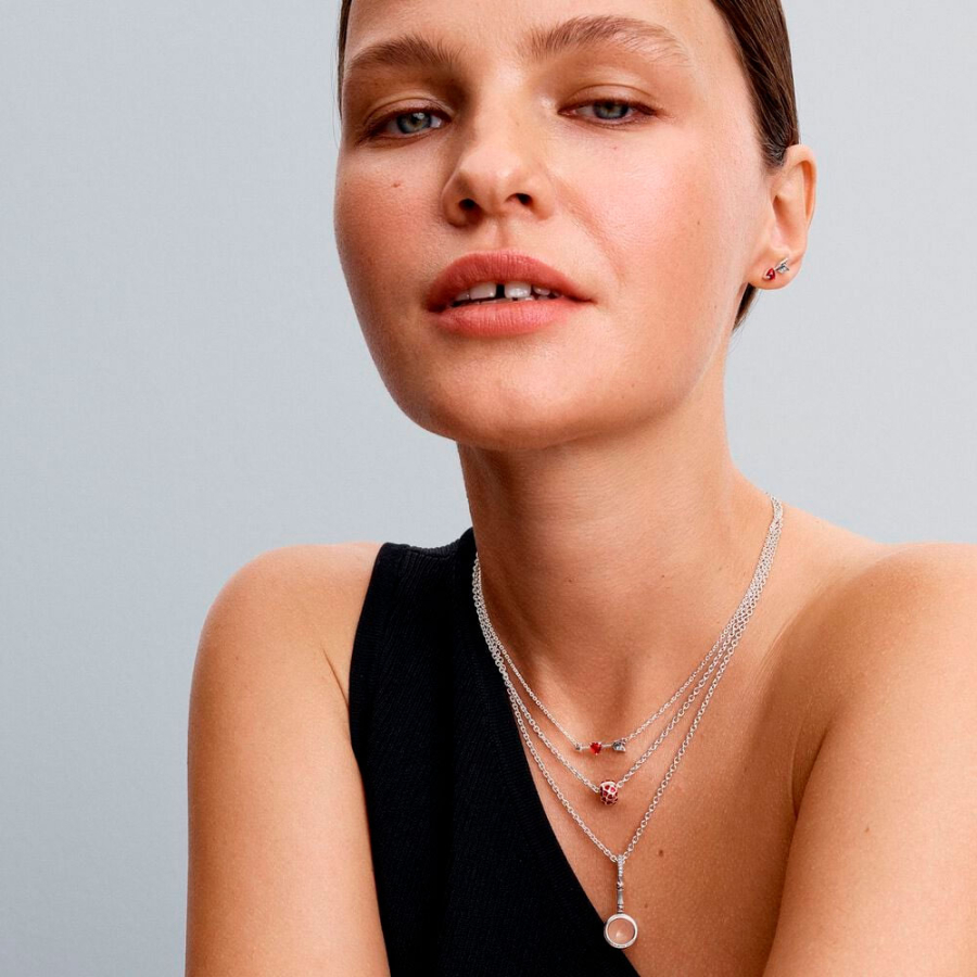 collana-con-freccia-e-cuore-in-vetro-di-murano-393669c01 collana-con-freccia-e-cuore-in-vetro-di-murano-393669c01