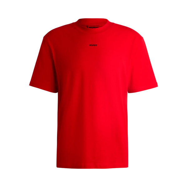 Hugo Boss T-shirts Rouge - T-SHIRT COUPE RELAX AVEC LOGO IMPRIM - XL - Ref 50 €