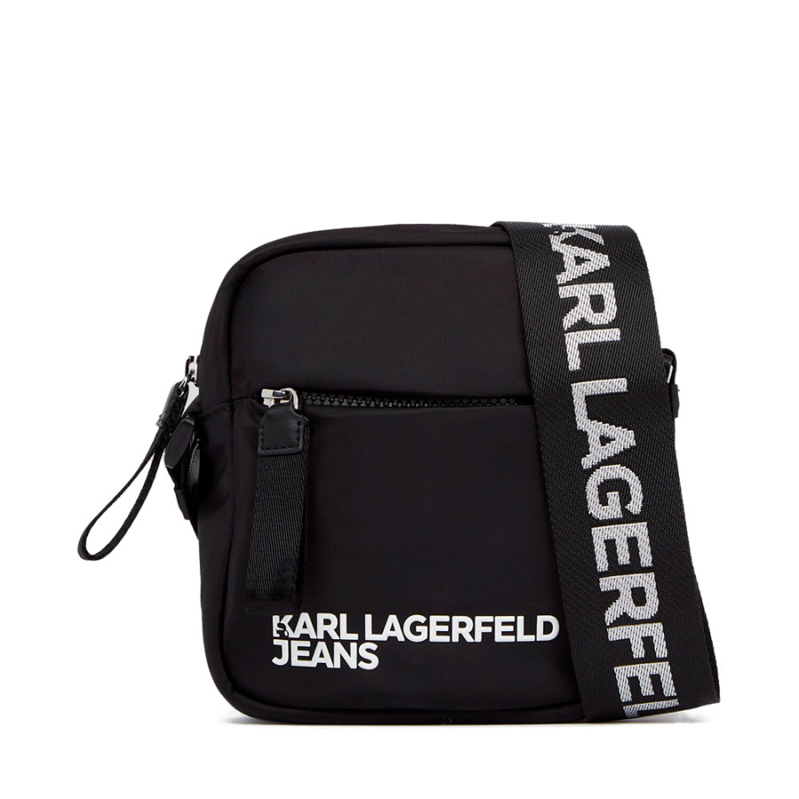 umhangetasche-aus-nylon-mit-klj-logo umhangetasche-aus-nylon-mit-klj-logo