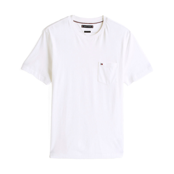 Tommy Hilfiger T-shirts Blanc - T-SHIRT AVEC POCHE POITRINE - S - Ref 45 €