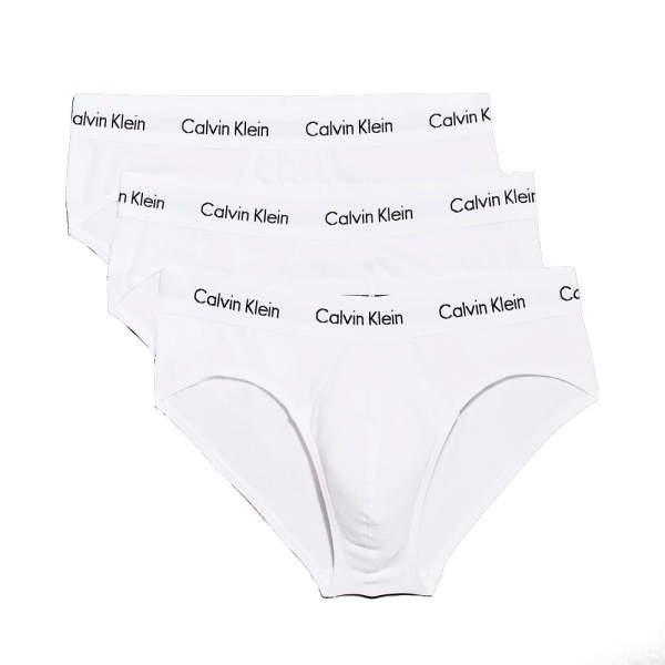 Calvin Klein Underwear Sous-vtements Blanc - Lot de 3 slips - Coton Stretch - M - Ref 32 €