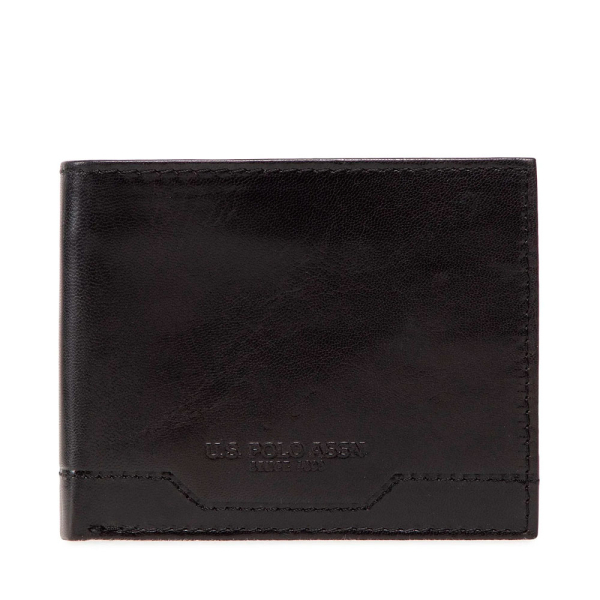 Us Polo Assn PORTEFEUILLE EN CUIR ST H - U Noir- Ref 30 €