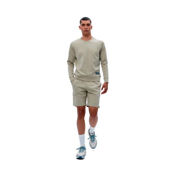 Born Living Yoga Vestes en maille et pulls Beige - SWEAT-SHIRT HUGHES - S - Ref 40 €