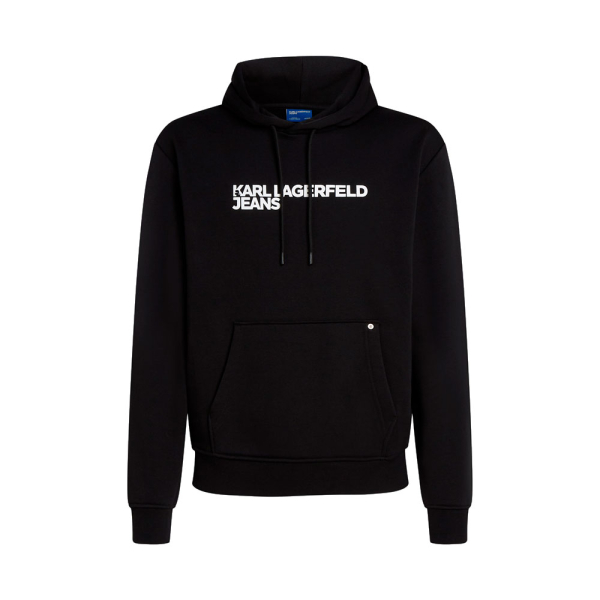 Karl Lagerfeld Jeans Vestes en maille et pulls Noir - SWEAT CAPUCHE AVEC LOGO - XXL - Ref 71 €