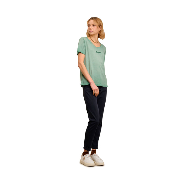 Blauer T-shirts hauts et polos Vert - T-SHIRT EN PONGE - XS - Ref 39 €