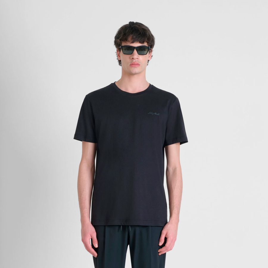 t-shirt-vestibilita-regolare-con-logo-tono-su-tono t-shirt-vestibilita-regolare-con-logo-tono-su-tono