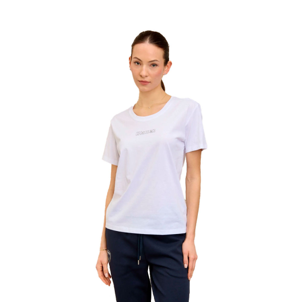 Blauer T-shirts hauts et polos Blanc - T-SHIRT AVEC LOGO CAOUTCHOUC PUMP - M - Ref 31 €